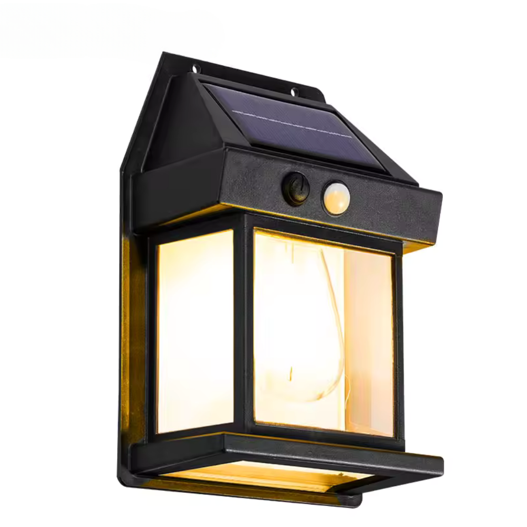 Foco Solar de Ampolleta con Sensor — Complemento Interior/Exterior