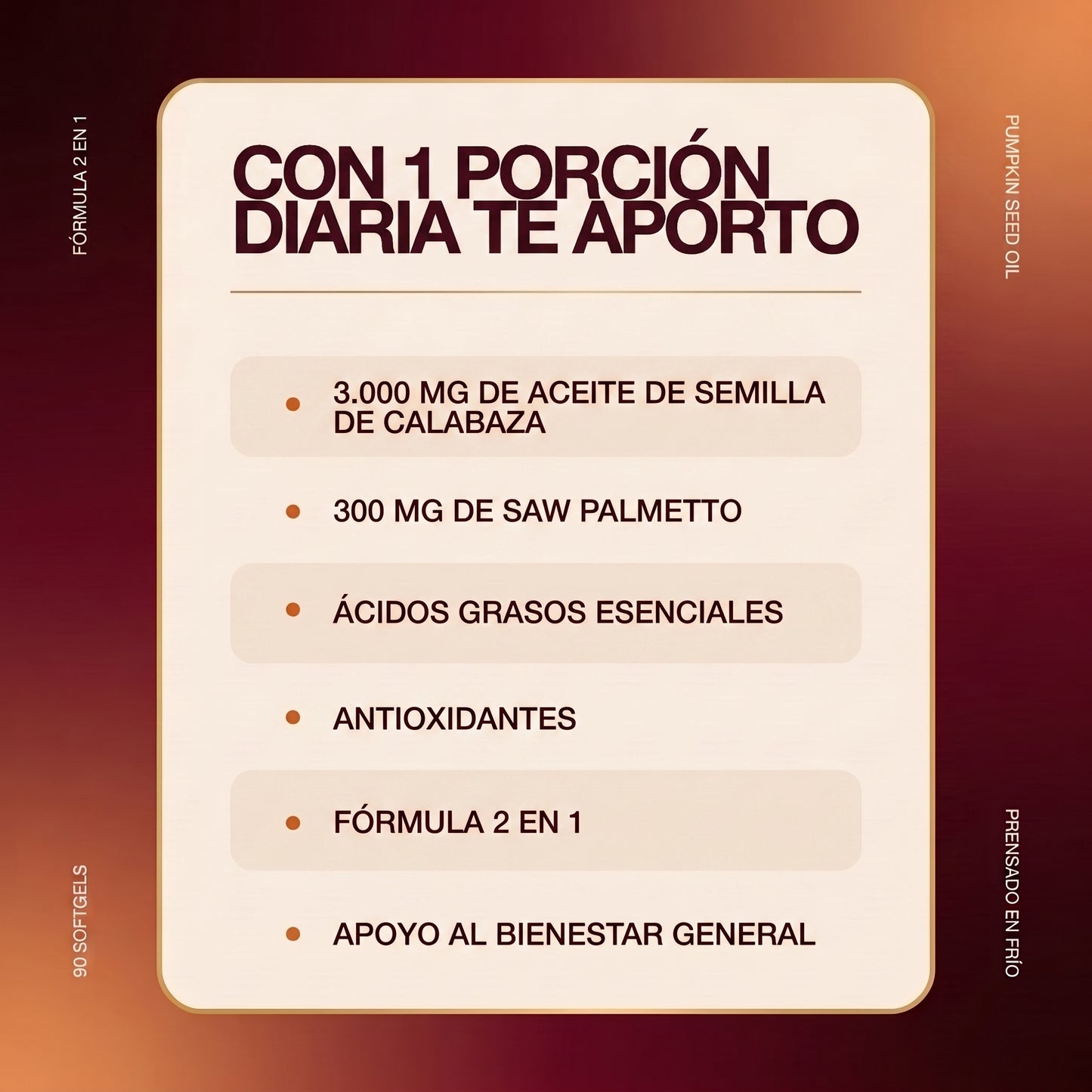 PUMPKIN CAP | 90 Capsulas